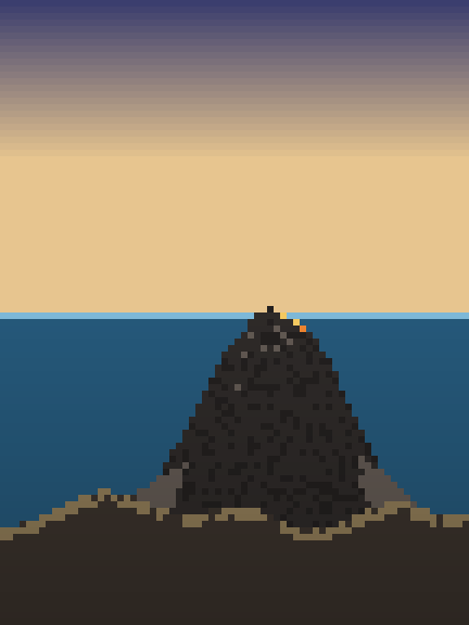 The volcano
